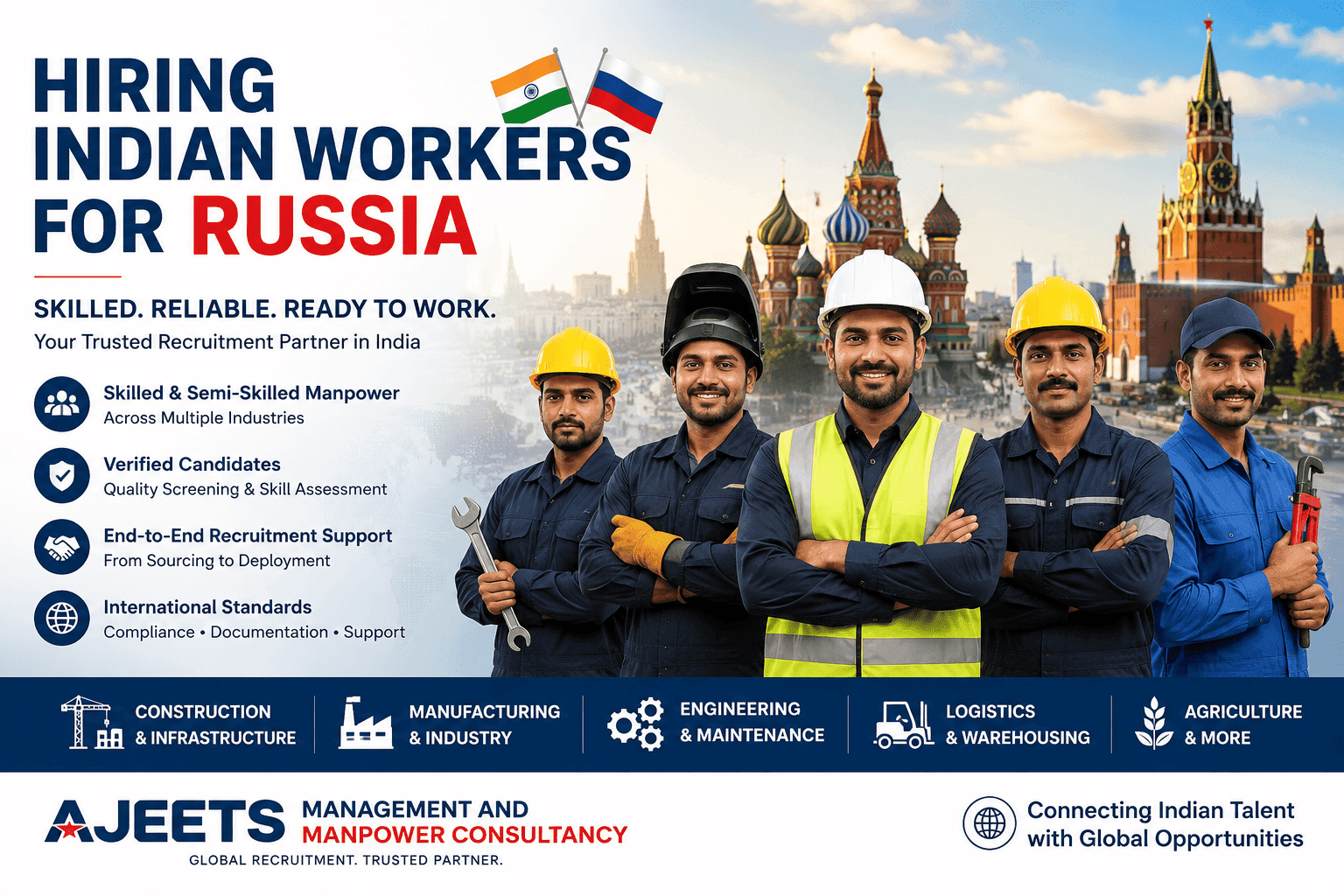 Indian Talent For Russsia